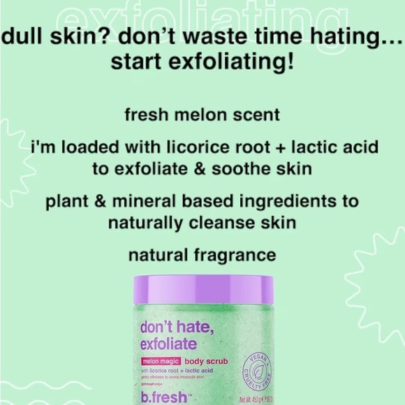 Melon Magic Exfoliating Scrub 🍈 - Picture 6 of 6